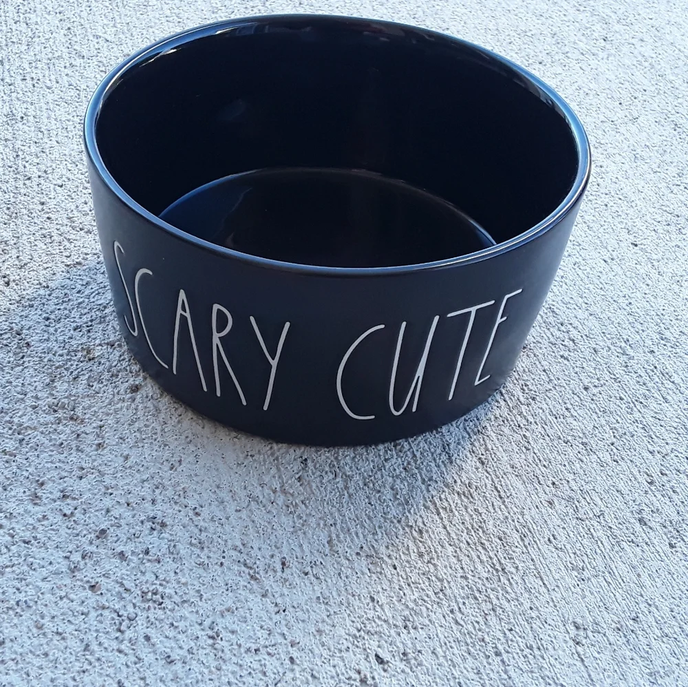 Rae Dunn Scary Cute Pet Bowl